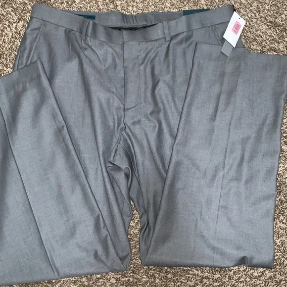 perry ellis dress pants slim fit Perry Ellis Men's Slim Fit Tech 2.0 Suit Pants in Black, Size 34, Nylon/Elastane main image 1